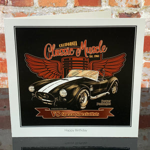 AC Cobra - Classic Muscle - Greetings Card