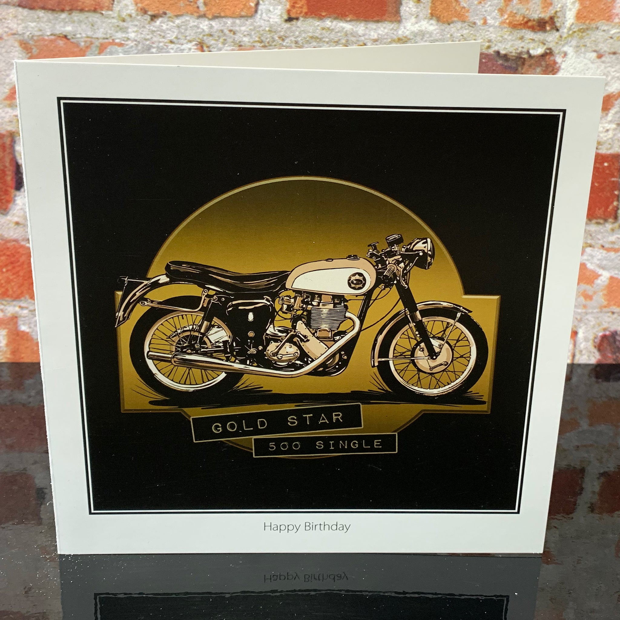 BSA Gold Star - Greetings Card