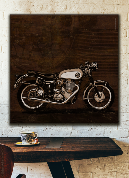 BSA Goldstar 500cc Motorcycle - Square Canvas