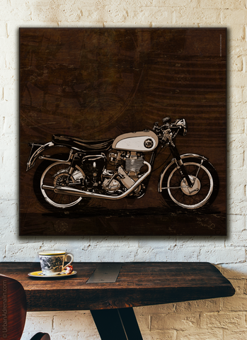 BSA Goldstar 500cc Motorcycle - Square Canvas