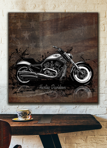 Harley Davidson "V-ROD" - Square Canvas