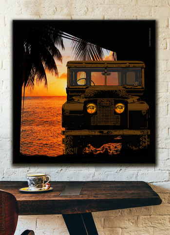 Land Rover Series 1 "Caribbean" - Square Canvas