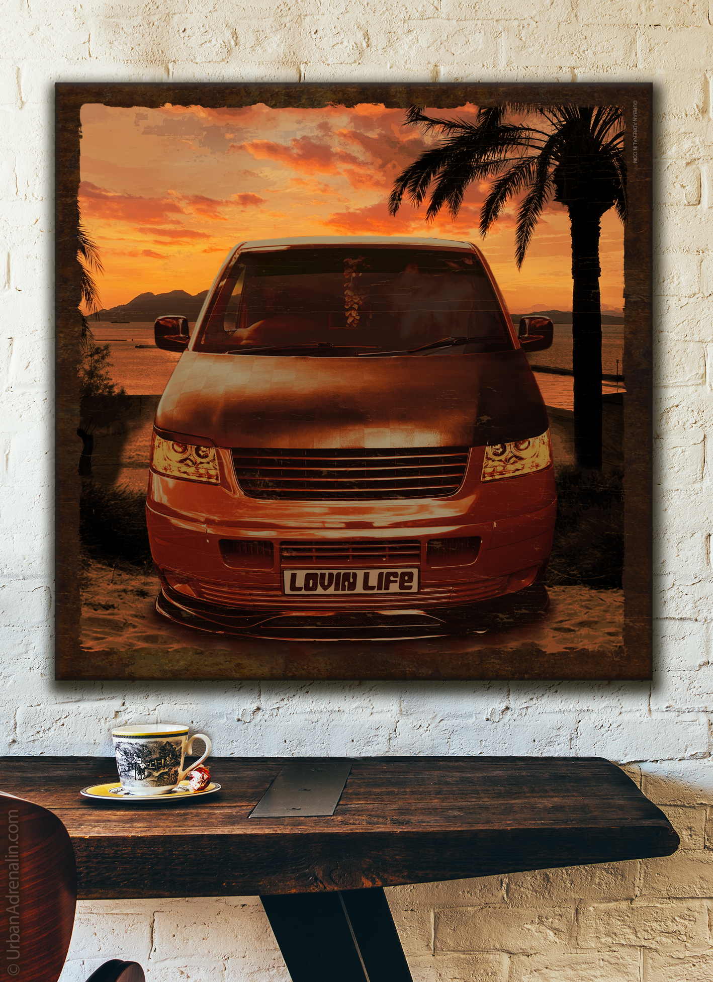 Volkswagen T5 Camper/Van - Square Canvas