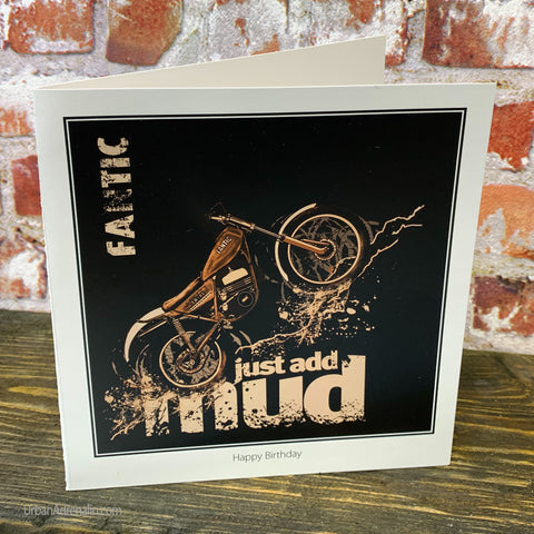 Fantic Trials Motorcycle - Greetings Card