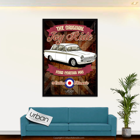 Ford Cortina - Joy Ride - Large Print