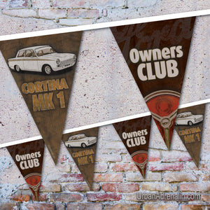 Ford Cortina Mk1 Bunting