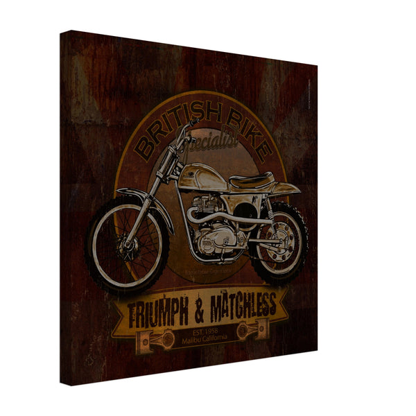 Rickman Metisse Scrambler Motorcycle - Square Canvas