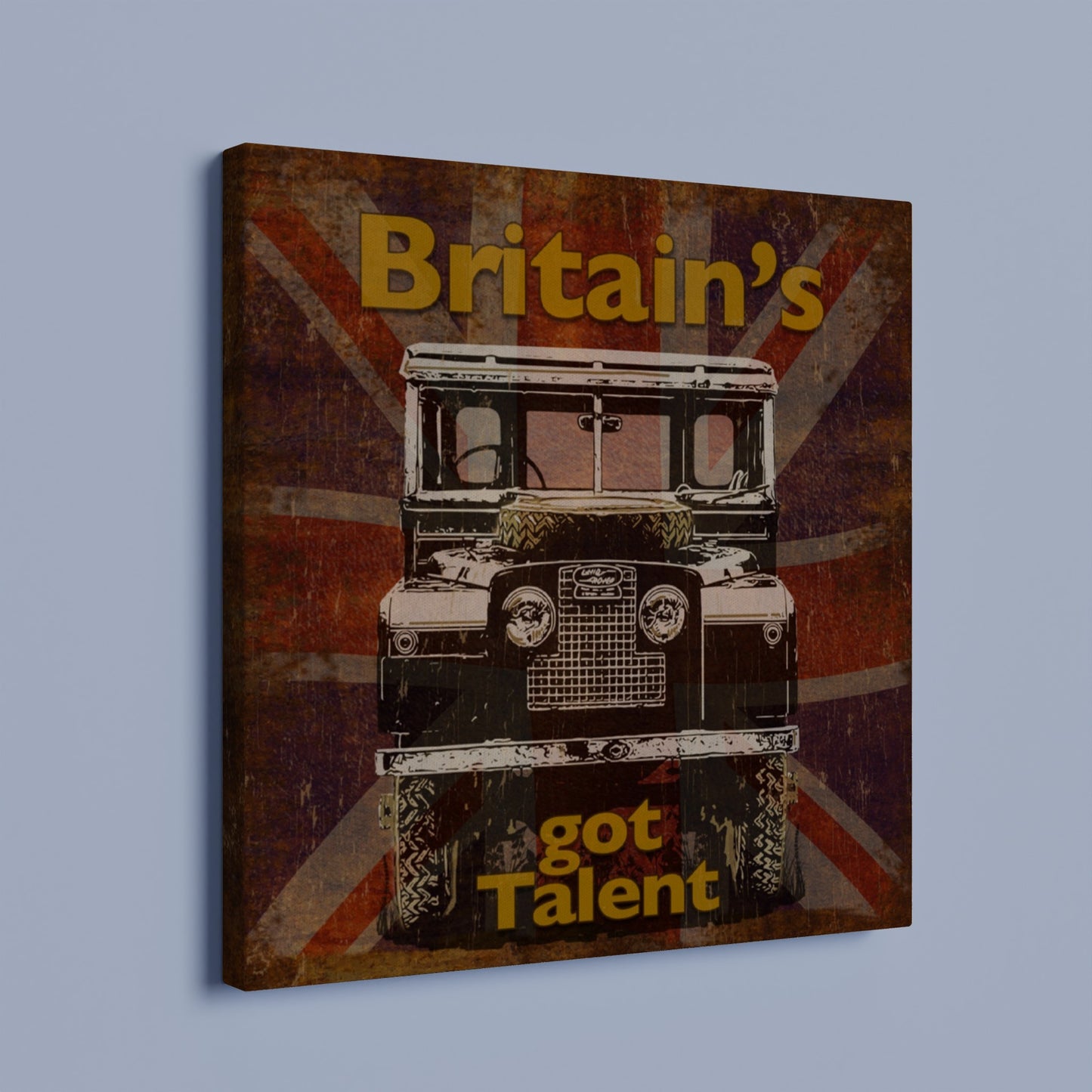 Land Rover Series 1 "Britain's got Talent" - Square Canvas