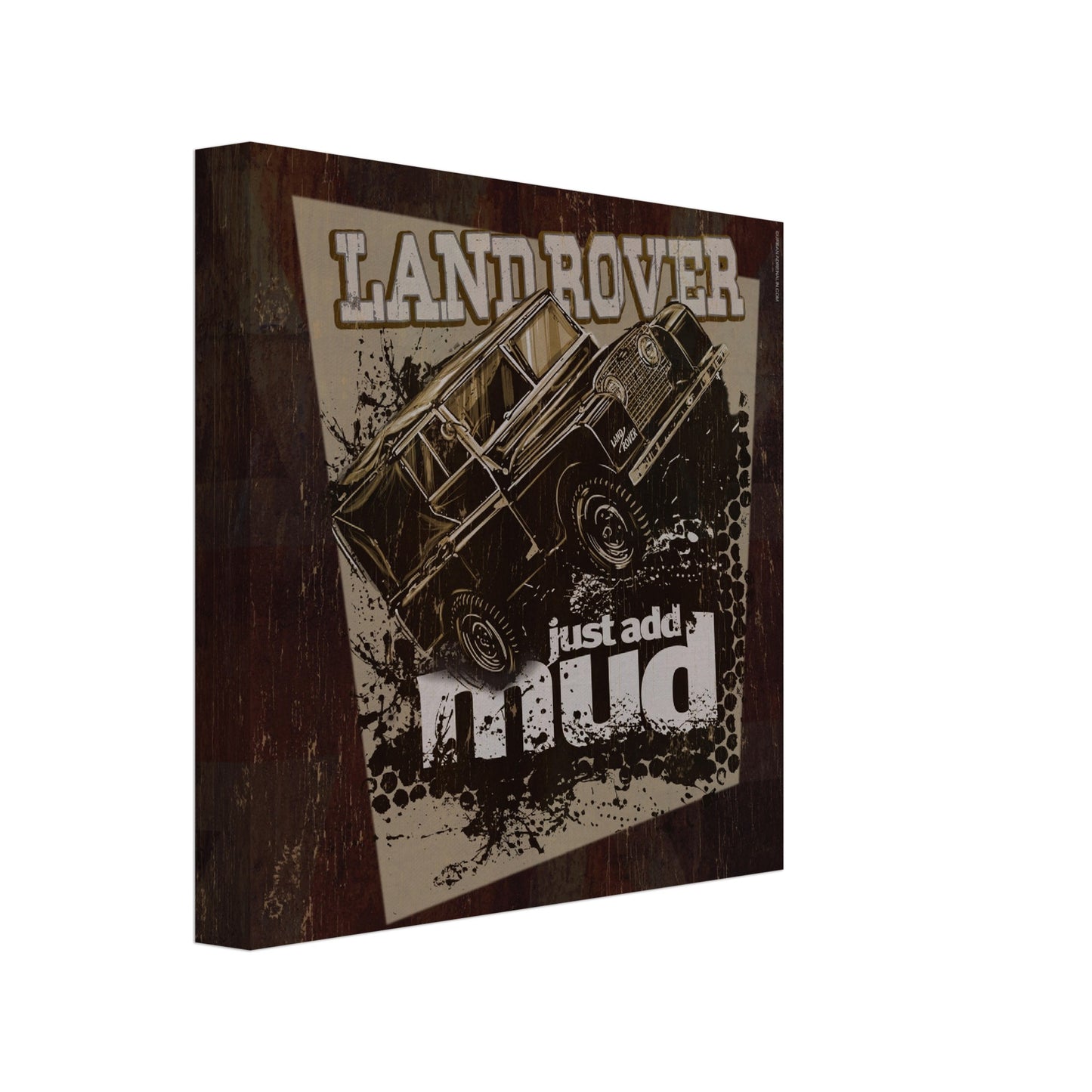Land Rover Series 1 "Just Add Mud" - Square Canvas
