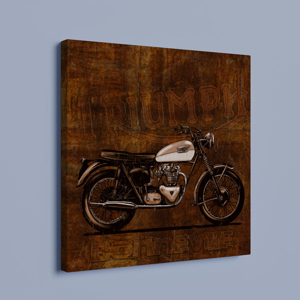 Triumph Bonnerville 650cc - Square Canvas