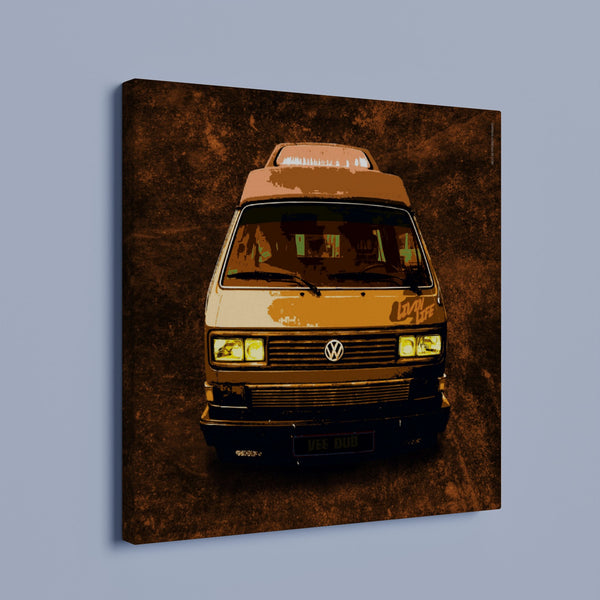 Volkswagen T3 Camper Square Canvas