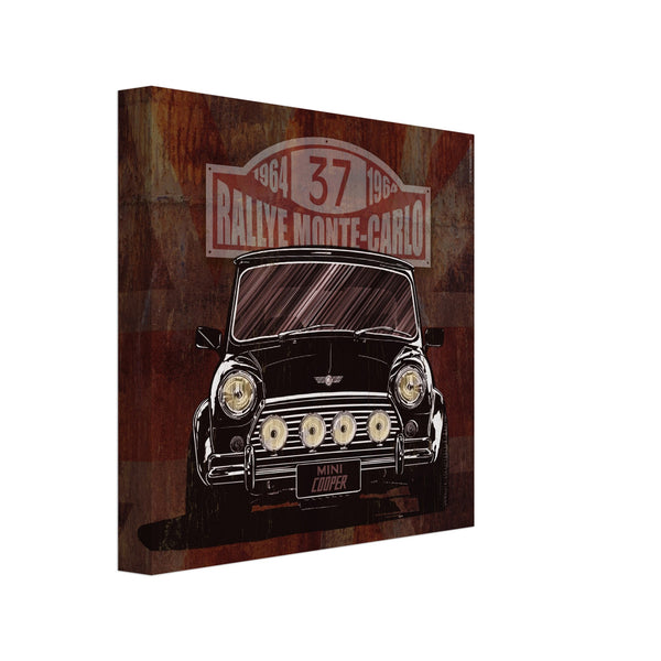 Mini Cooper S "Monaco Rally" - Square Canvas