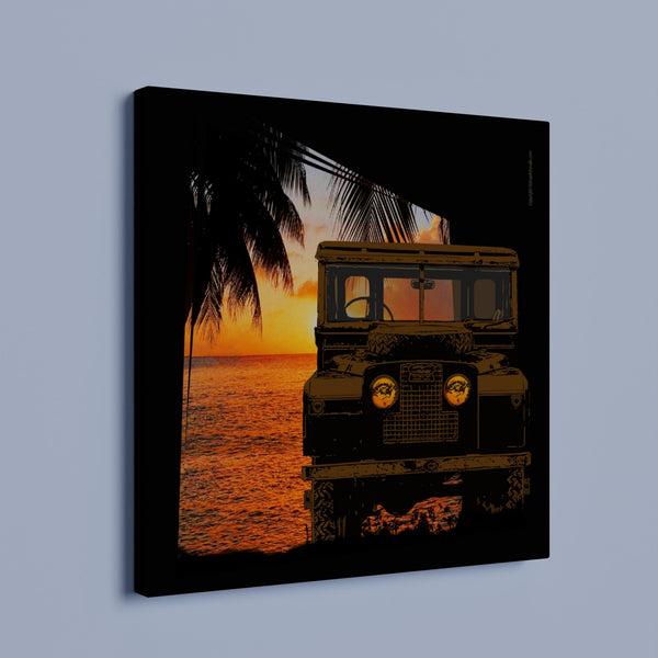 Land Rover Series 1 "Caribbean" - Square Canvas