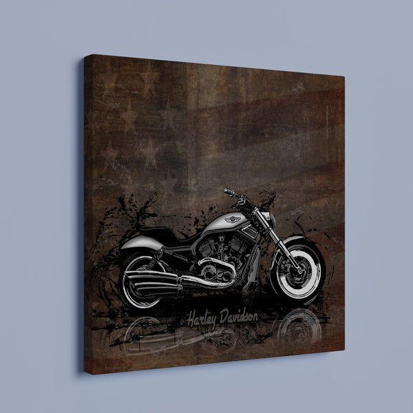 Harley Davidson "V-ROD" - Square Canvas