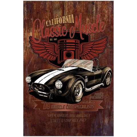 AC Cobra 'California Muscle' foam board Poster