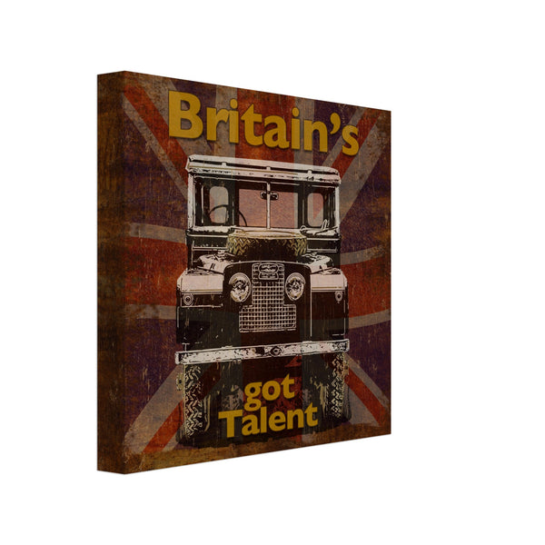 Land Rover Series 1 "Britain's got Talent" - Square Canvas
