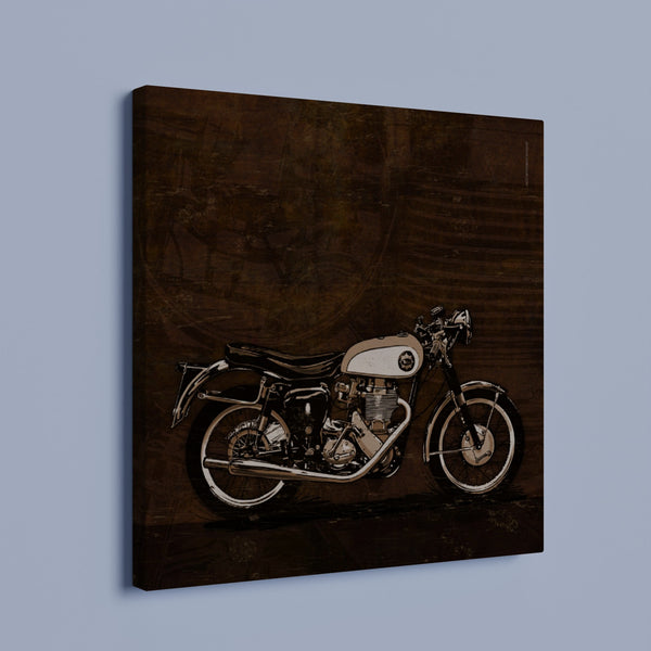 BSA Goldstar 500cc Motorcycle - Square Canvas